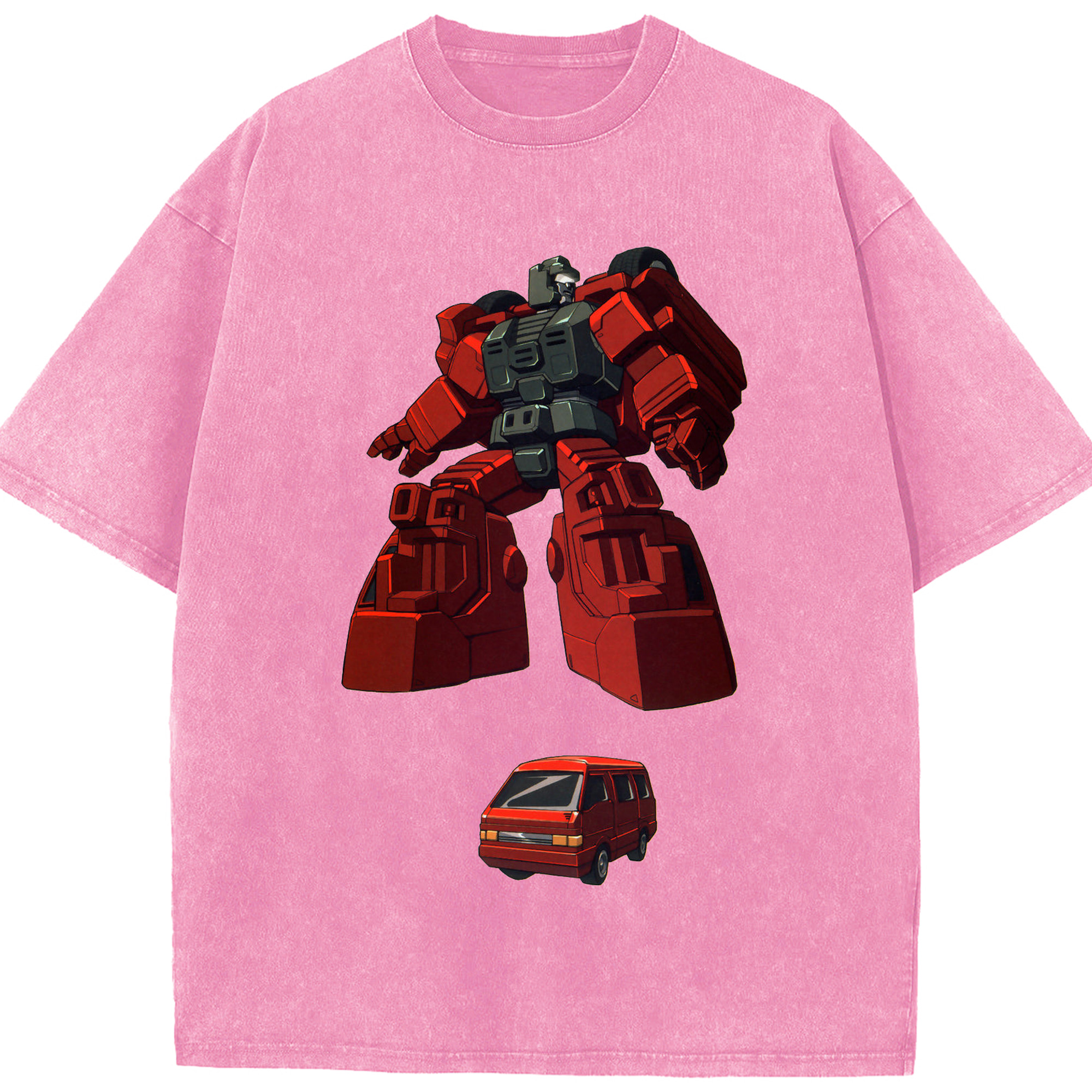 （画像用）  綿100% ヴィンテージ風 半袖Tシャツ（フロントプリント）